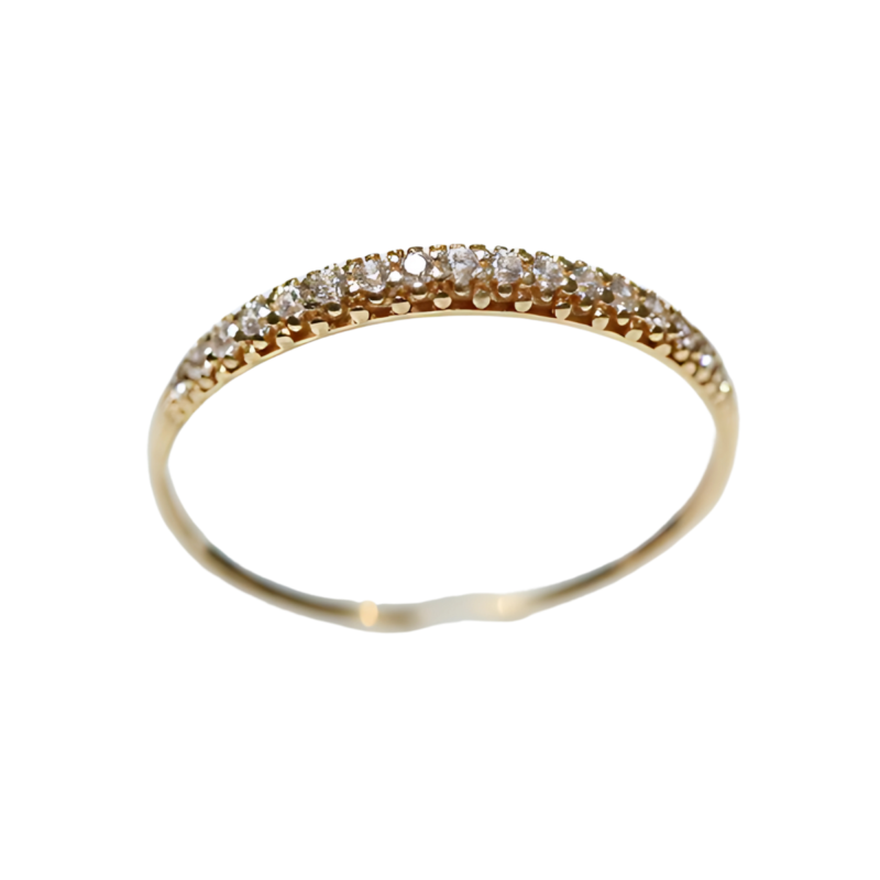 APARADOR CRAVEJADO ZIRCÔNIA 18K