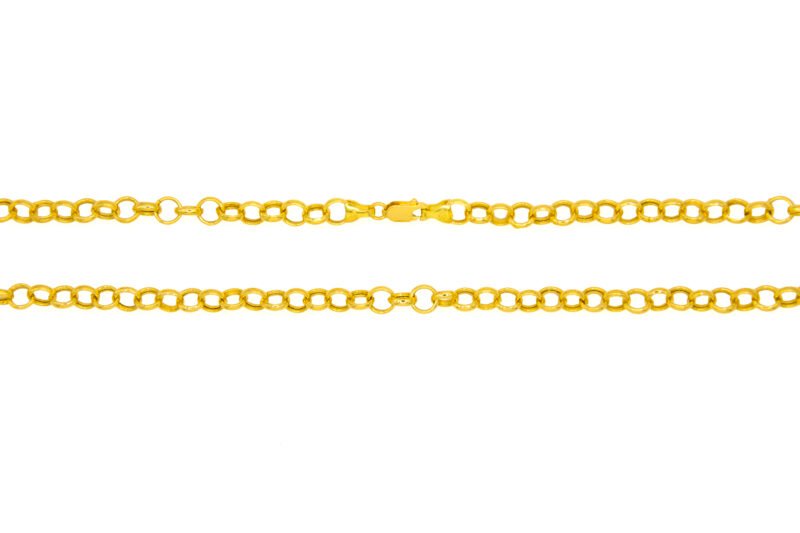 Corrente Portuguesa 18k750 50cm - Imagem 2