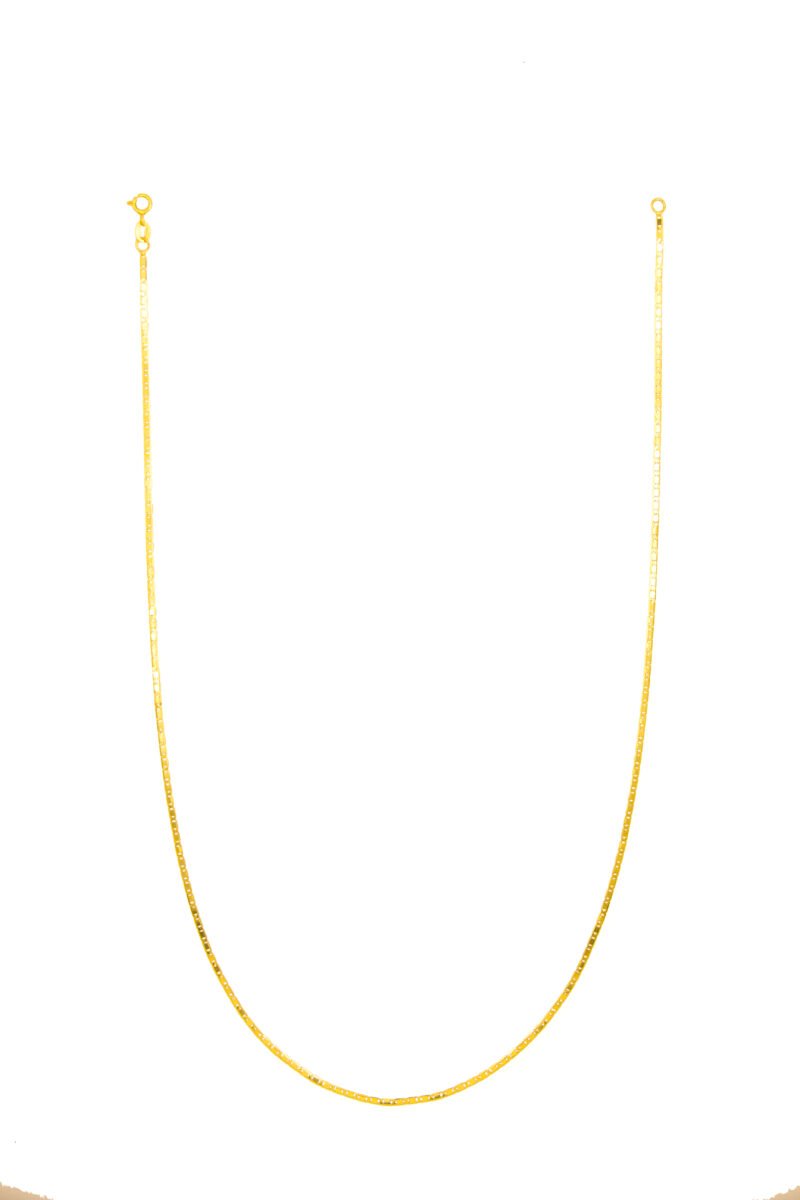 Corrente Piastrine 50cm ouro amarelo 18k750