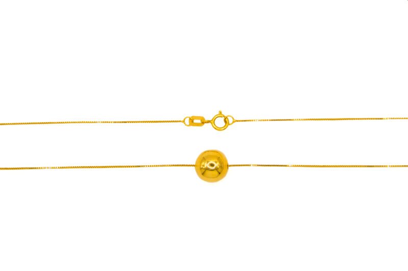 Corrente Veneziana com Bolinha 18k 750 - Imagem 2